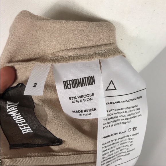 NEW Reformation Myrtle open back maxi dress - Picture 10 of 10